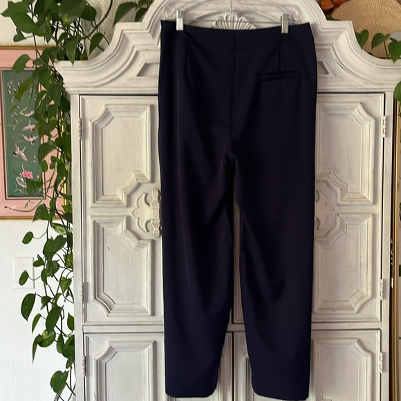NWOT Navy Blue High Waisted Double Breast Sailor Trousers size 1X - Picture 4 of 10
